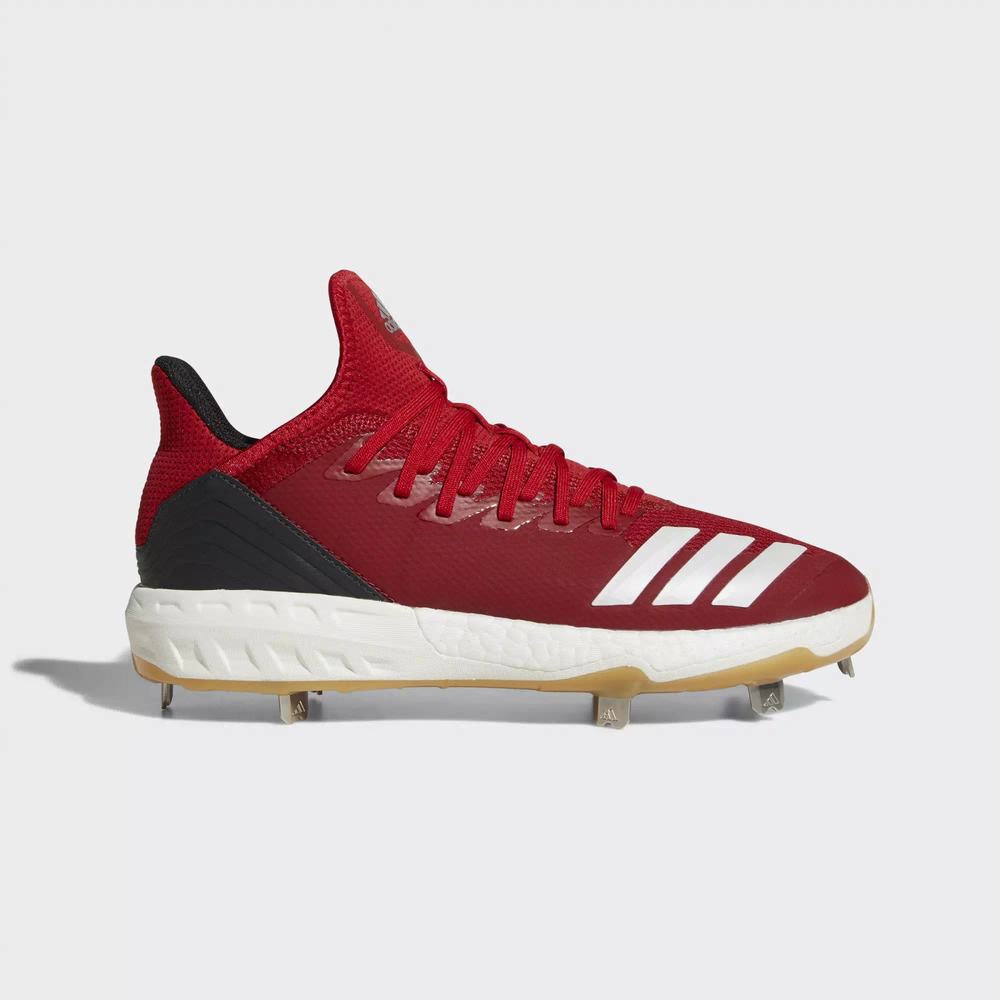 Adidas Boost Icon 4 Spikes De Beisbol Rojos Para Hombre (MX-84030)